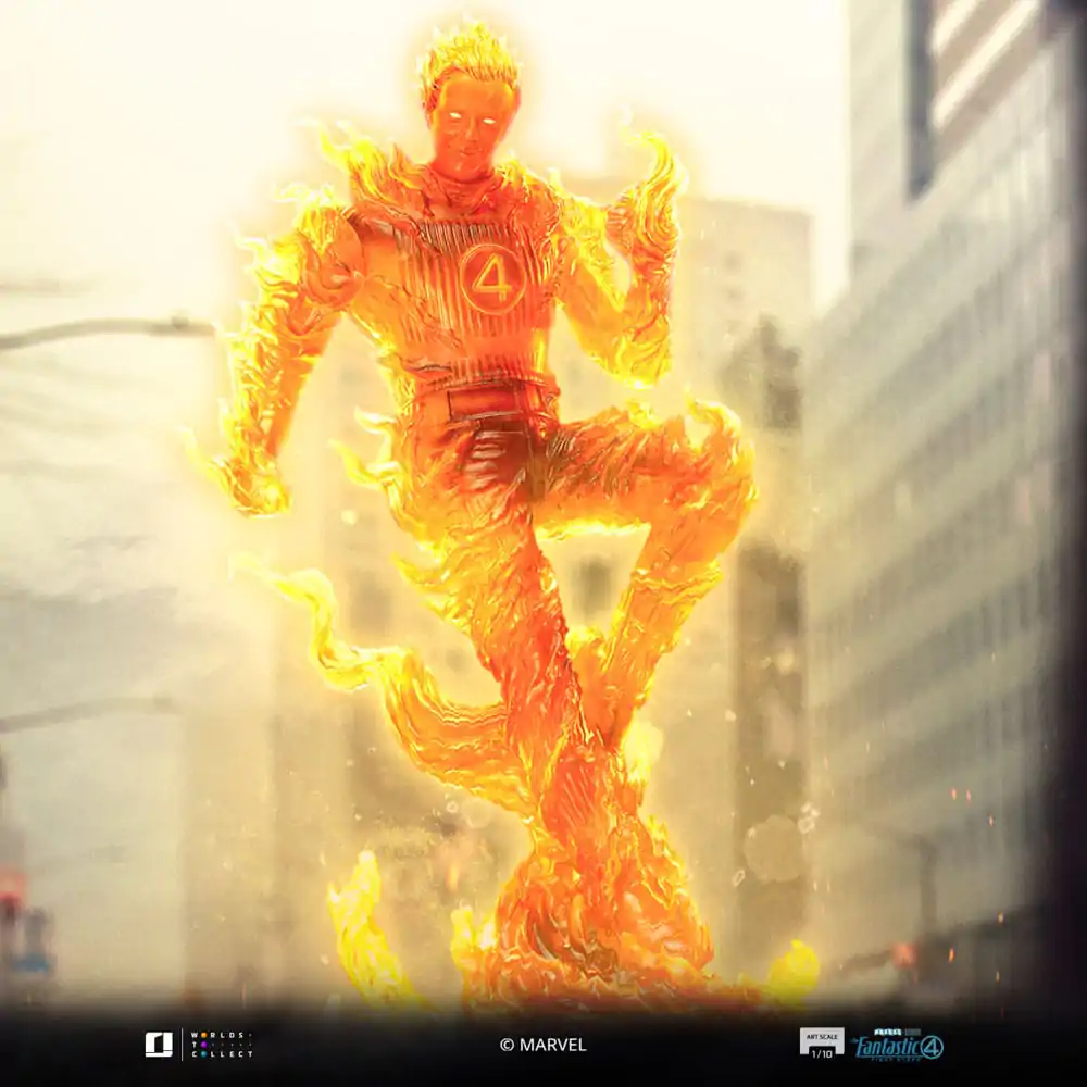 Statuie Artistică Fantastic Four Scale 1/10 Torța Umană 30 cm poza produsului