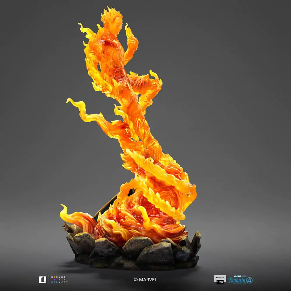 Statuie Artistică Fantastic Four Scale 1/10 Torța Umană 30 cm poza produsului