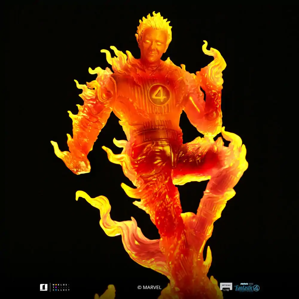 Statuie Artistică Fantastic Four Scale 1/10 Torța Umană 30 cm poza produsului