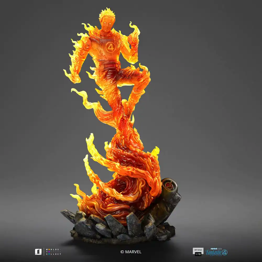 Statuie Artistică Fantastic Four Scale 1/10 Torța Umană 30 cm poza produsului