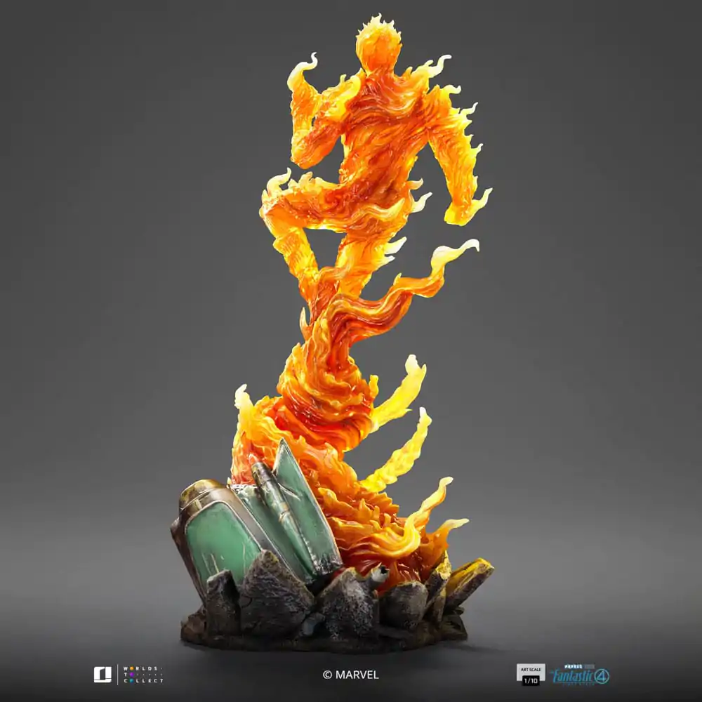 Statuie Artistică Fantastic Four Scale 1/10 Torța Umană 30 cm poza produsului
