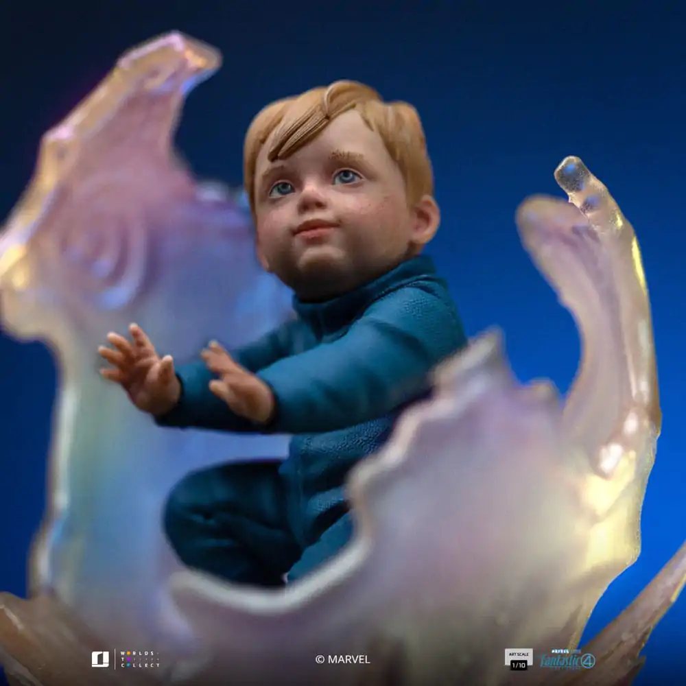 Statuie Fantastic Four Art Scale 1/10 Invisible Woman and Franklin 28 cm poza produsului