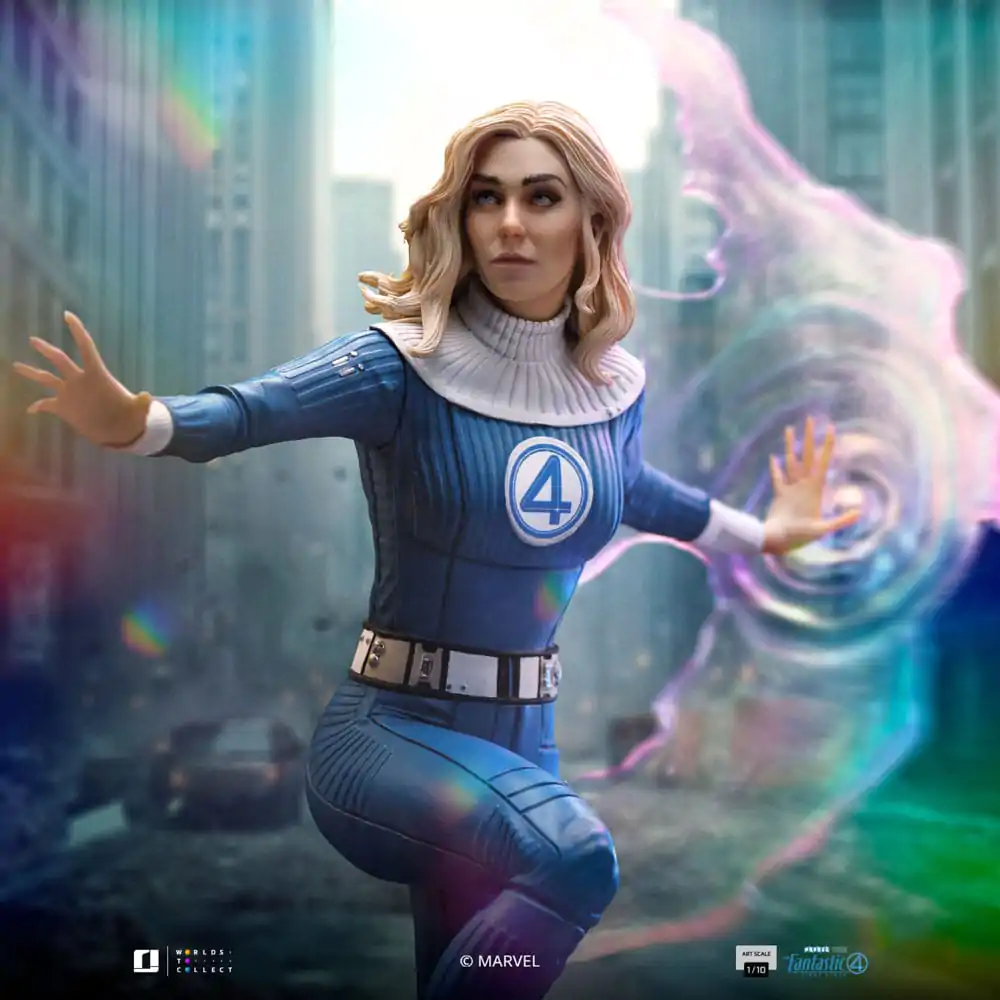 Statuie Fantastic Four Art Scale 1/10 Invisible Woman and Franklin 28 cm poza produsului