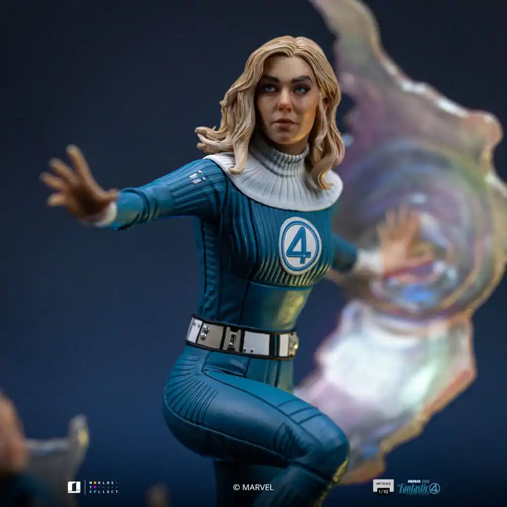 Statuie Fantastic Four Art Scale 1/10 Invisible Woman and Franklin 28 cm poza produsului