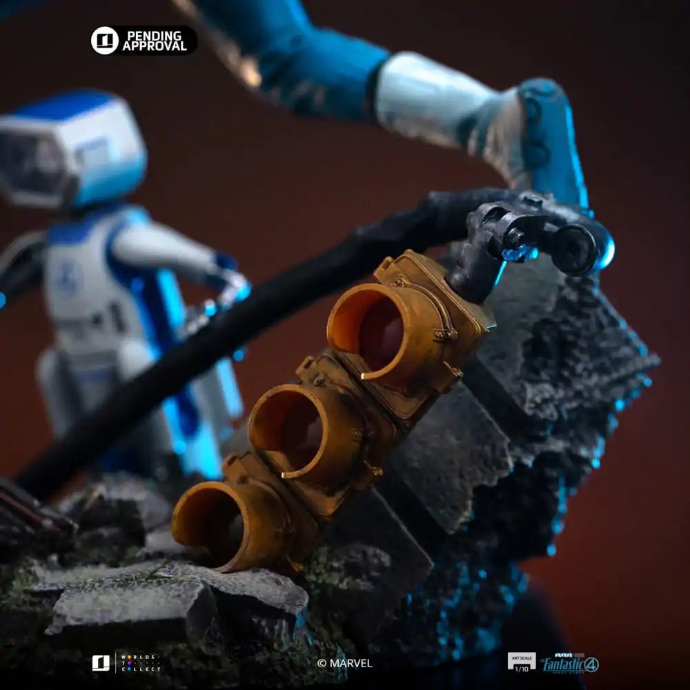 Fantastic Four Art Scale Statue 1/10 Statuie Mr. Fantastic și H.E.R.B.I.E 26 cm poza produsului