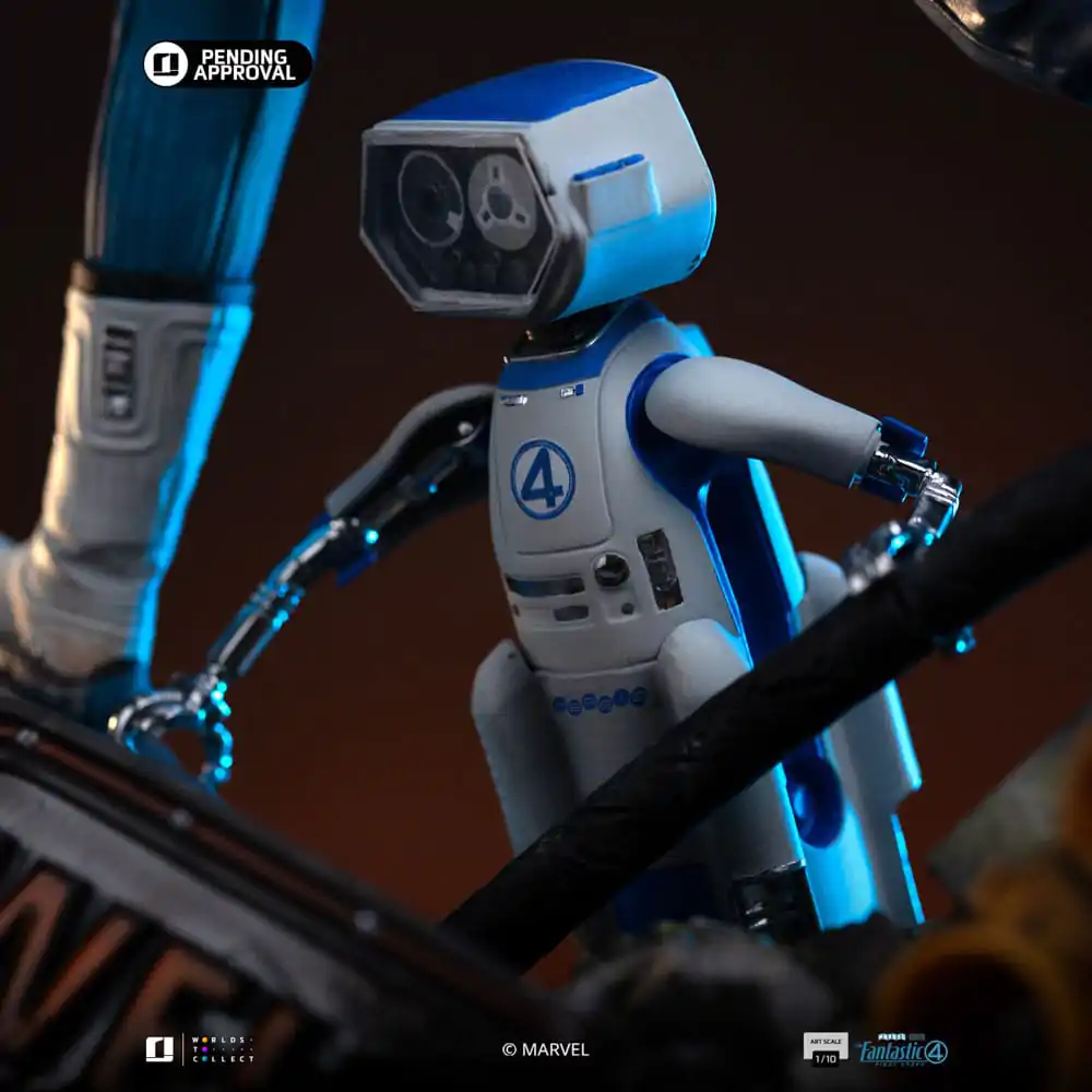 Fantastic Four Art Scale Statue 1/10 Statuie Mr. Fantastic și H.E.R.B.I.E 26 cm poza produsului