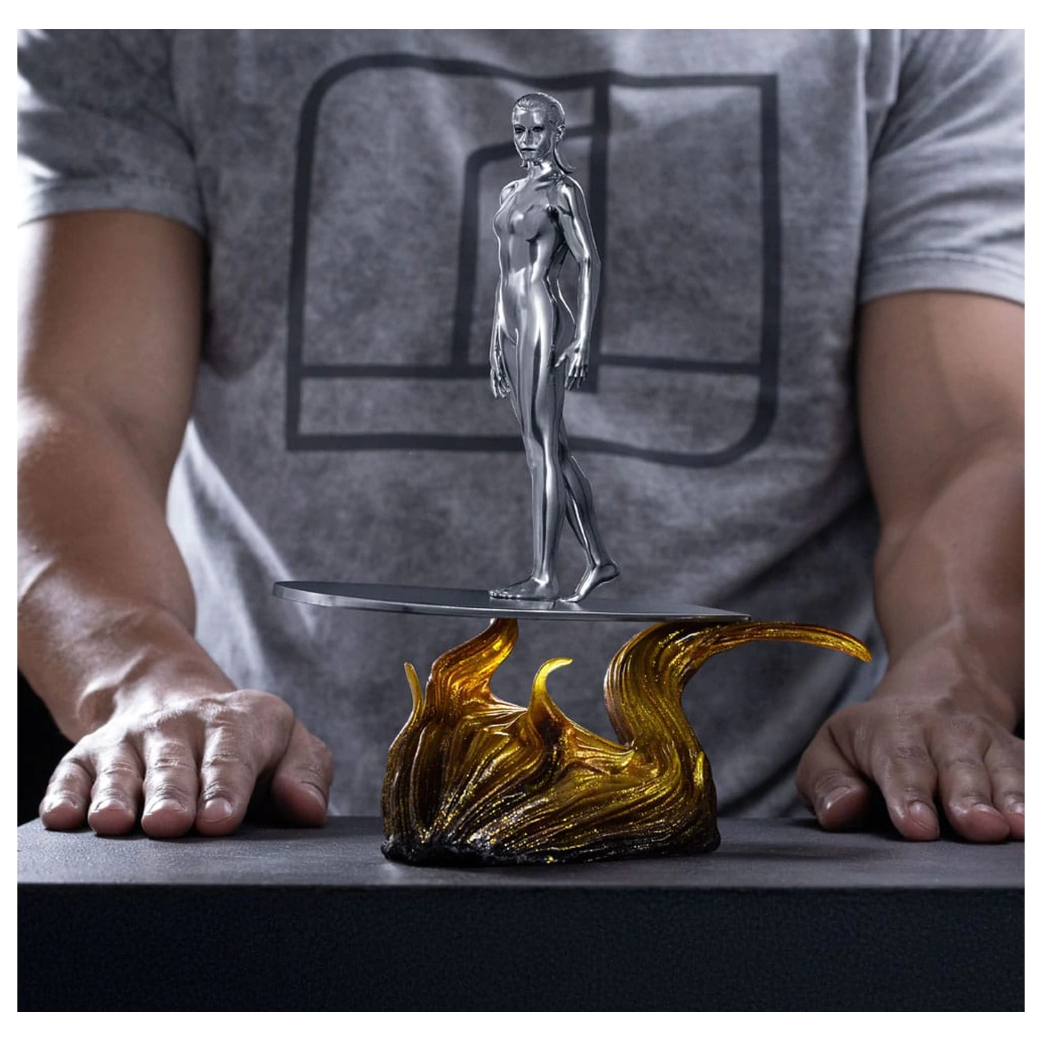 Fantastic Four Art Scale Statuie 1/10 Silver Surfer 27 cm poza produsului