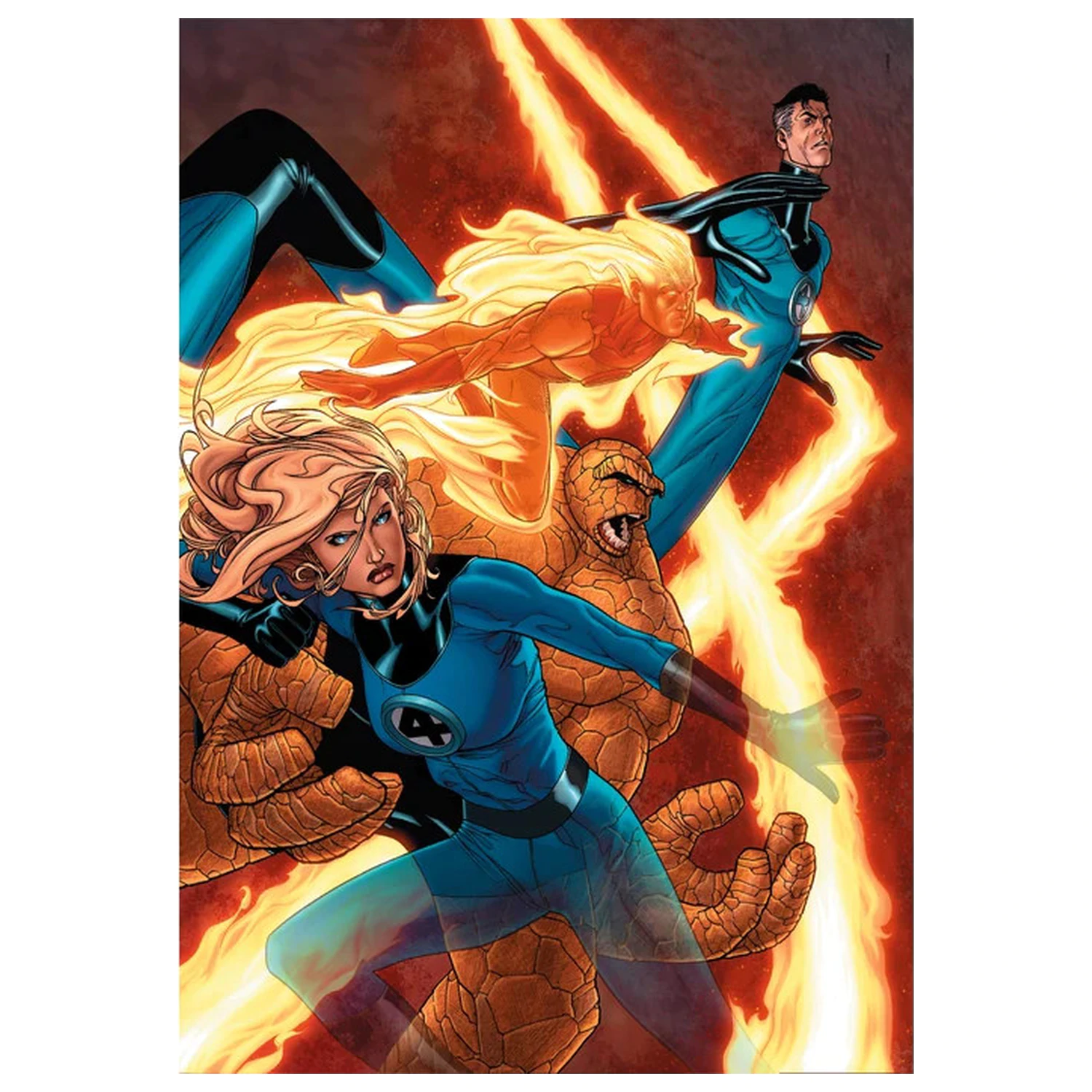 Fantastic Four Flame puzzle compact de 500 de piese poza produsului