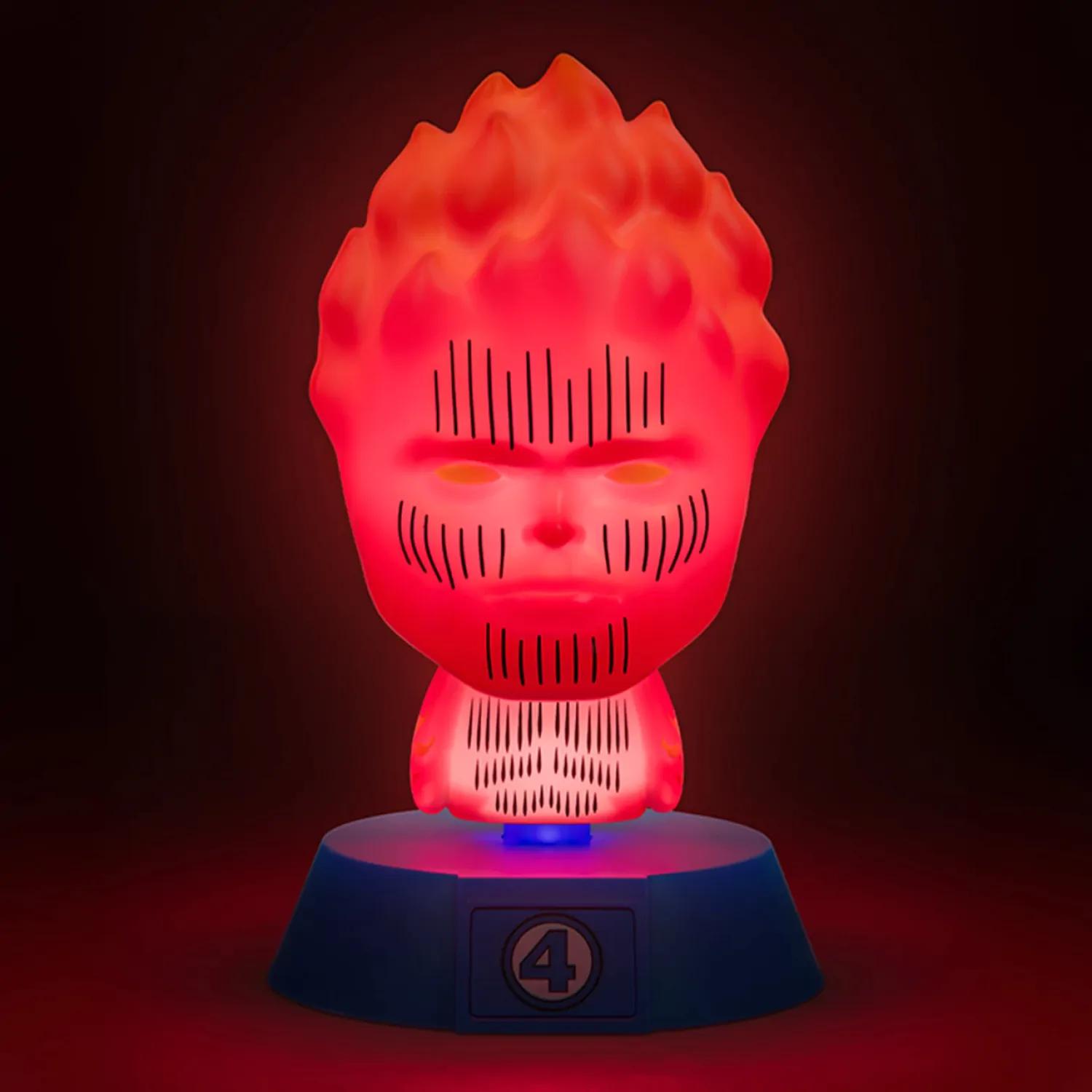 Fantastic Four Icons Light Human Torch 11 cm poza produsului