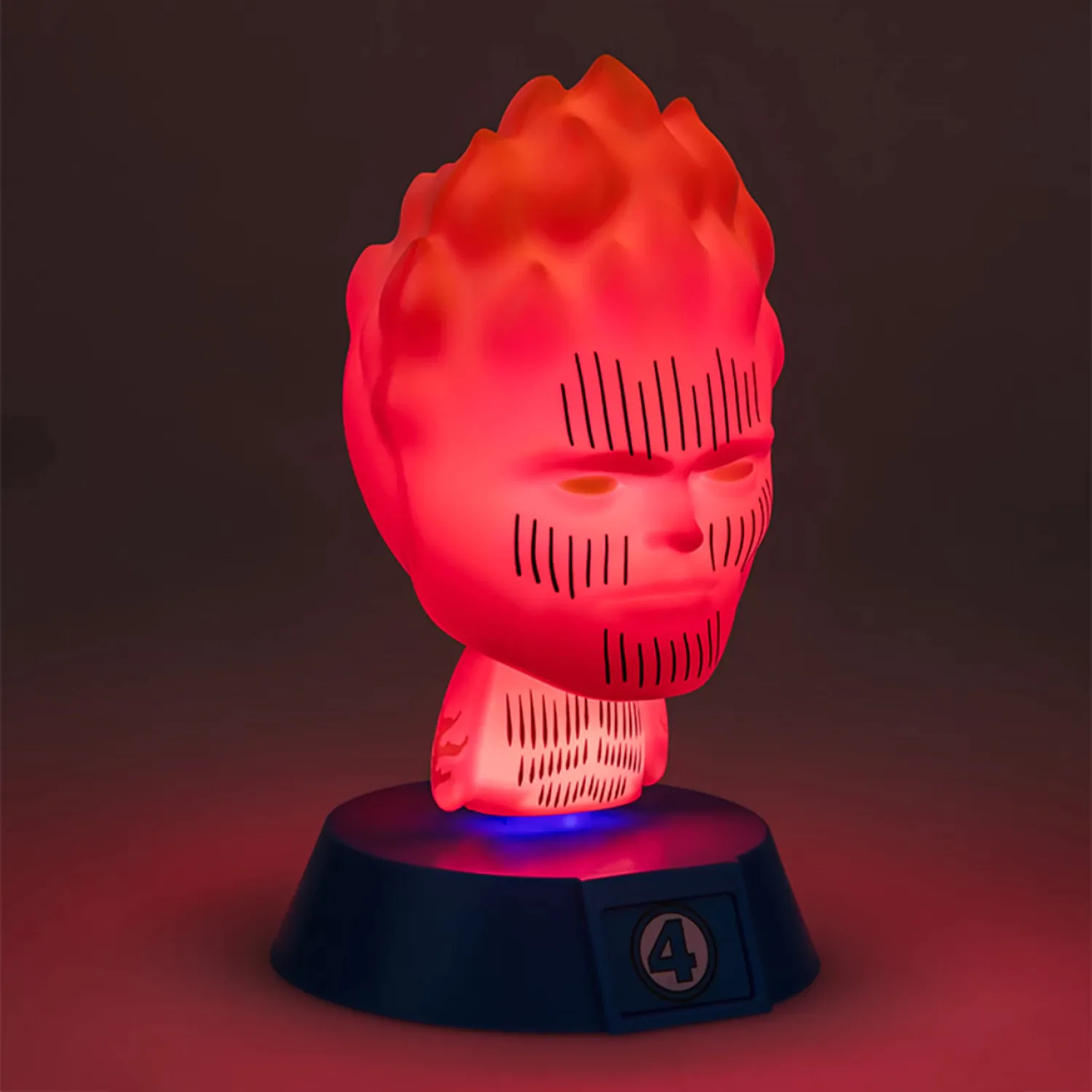 Fantastic Four Icons Light Human Torch 11 cm poza produsului