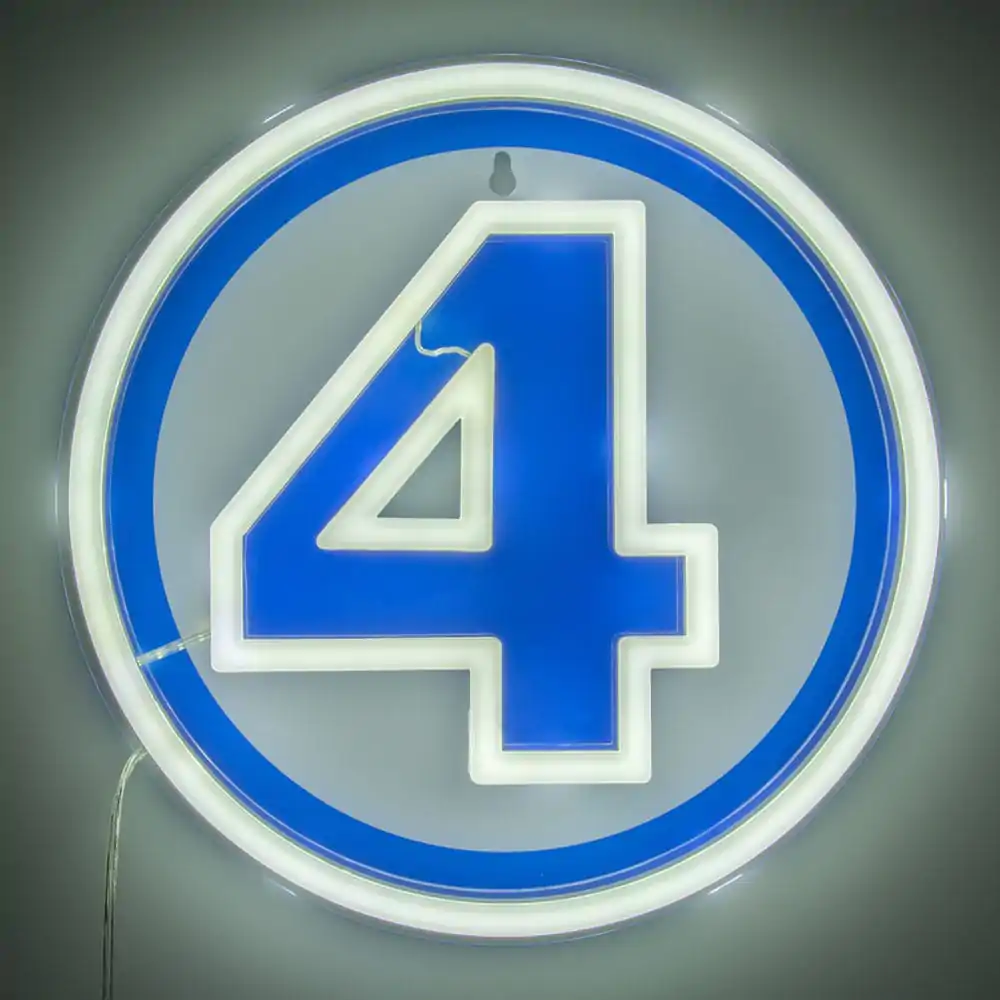 Fantastic Four Lampa de perete LED Light Logo Neon poza produsului