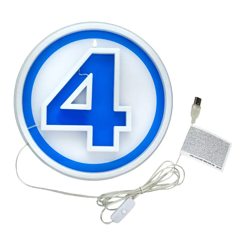 Fantastic Four Lampa de perete LED Light Logo Neon poza produsului