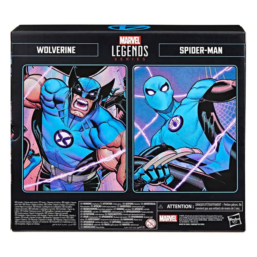 Figurină de Acțiune Fantastic Four Marvel Legends 2-Pack Wolverine & Spider-Man 15 cm poza produsului