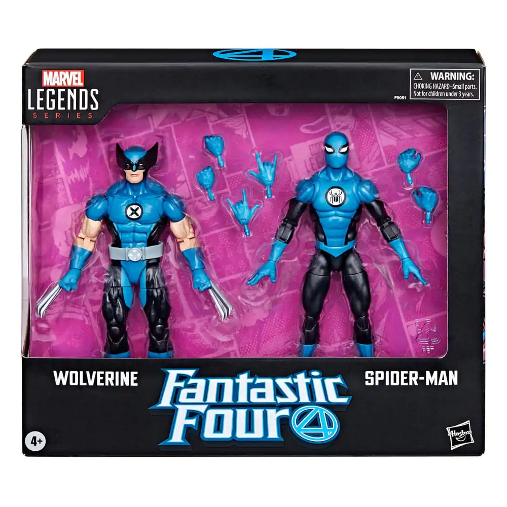 Figurină de Acțiune Fantastic Four Marvel Legends 2-Pack Wolverine & Spider-Man 15 cm poza produsului