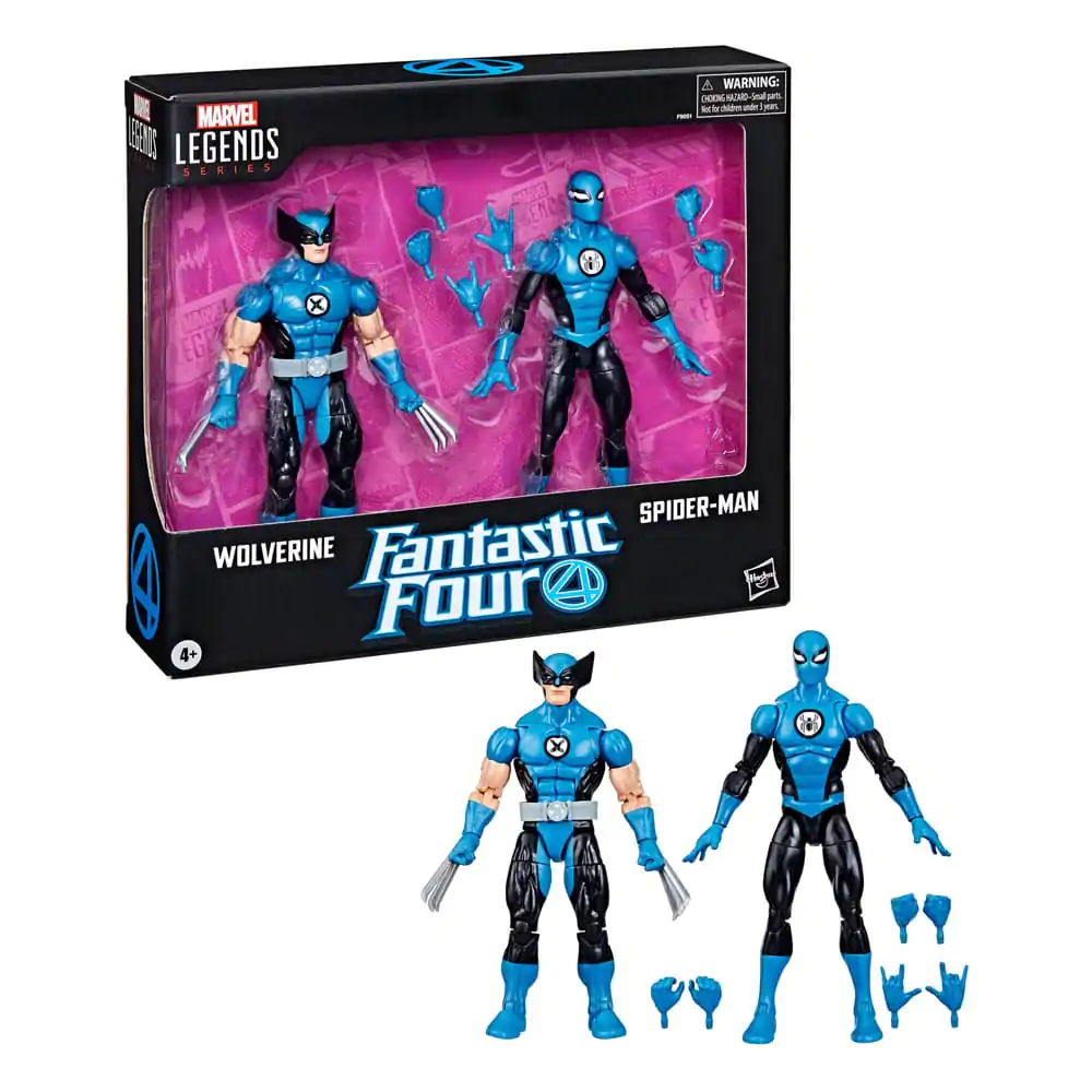 Figurină de Acțiune Fantastic Four Marvel Legends 2-Pack Wolverine & Spider-Man 15 cm poza produsului