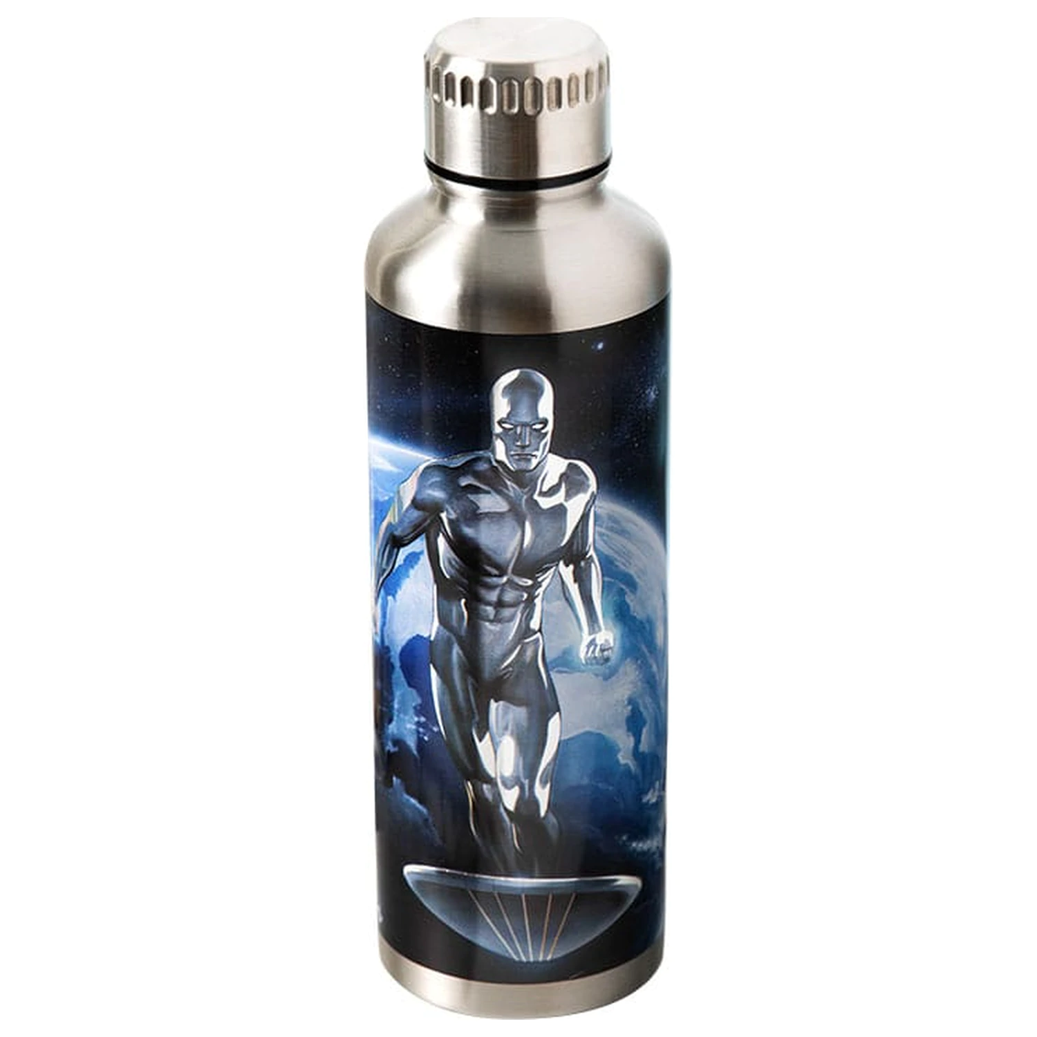 Fantastic Four sticla de apa metalica Silver Surfer poza produsului