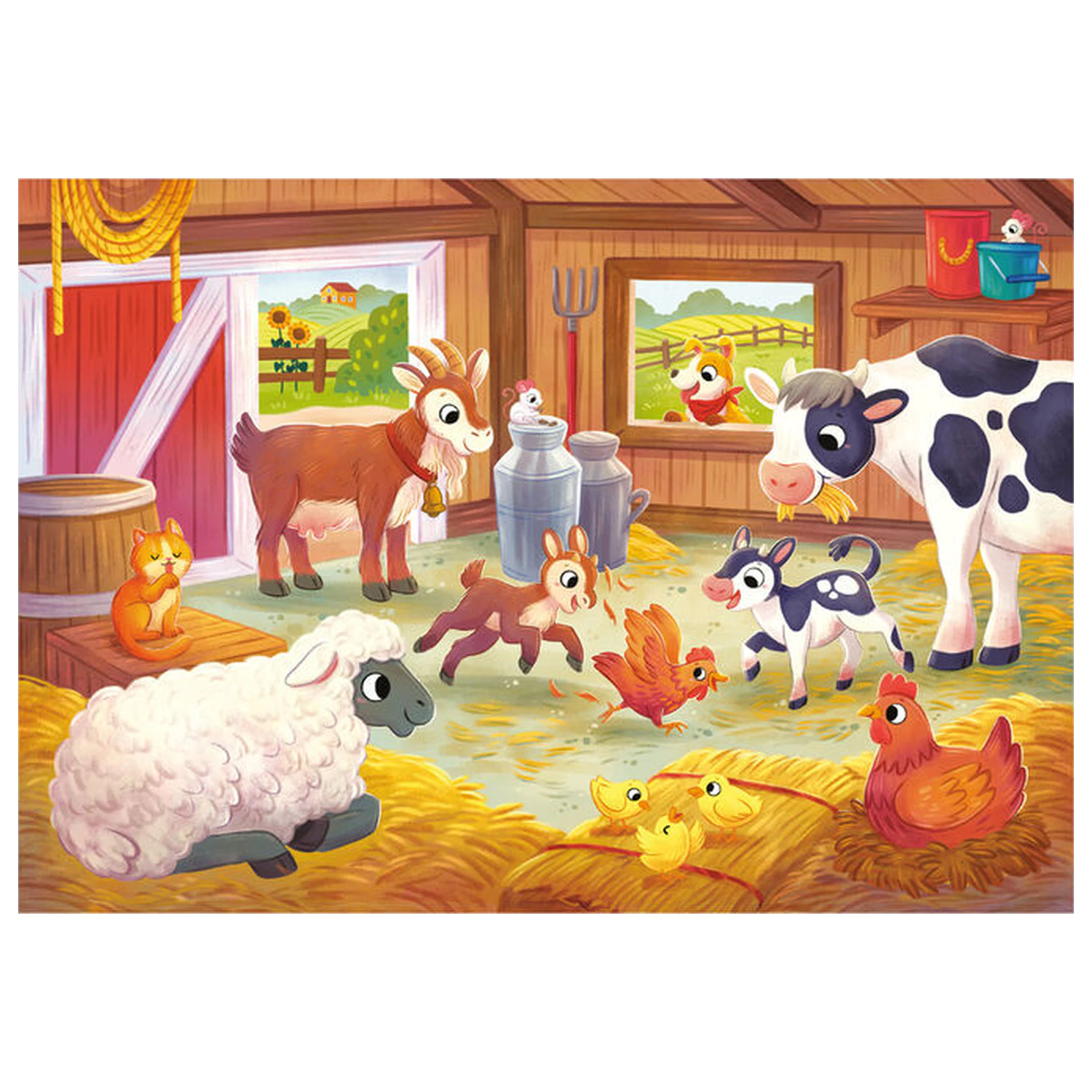 Farm puzzle 2x20 piese poza produsului