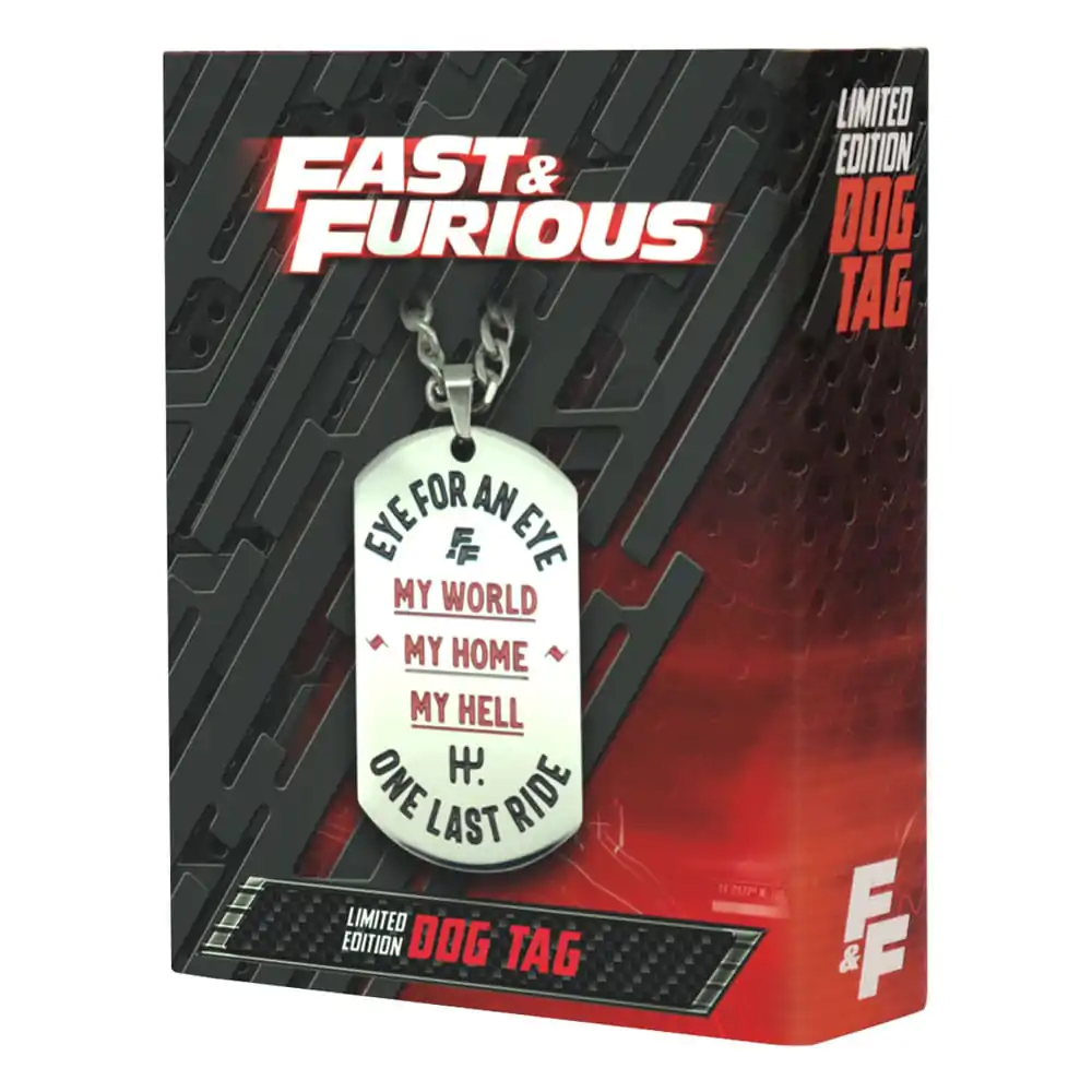 Fast & Furious placute de identificare cu ball chain poza produsului