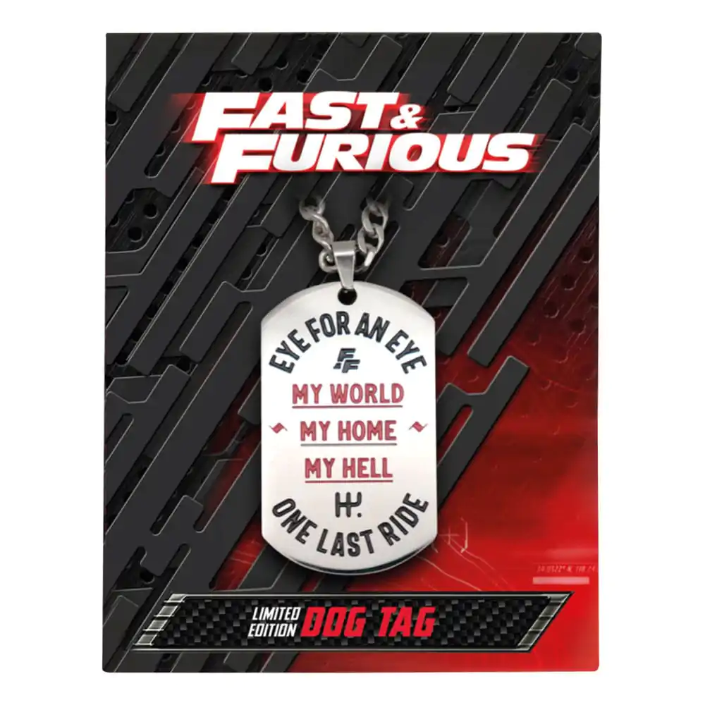 Fast & Furious placute de identificare cu ball chain poza produsului
