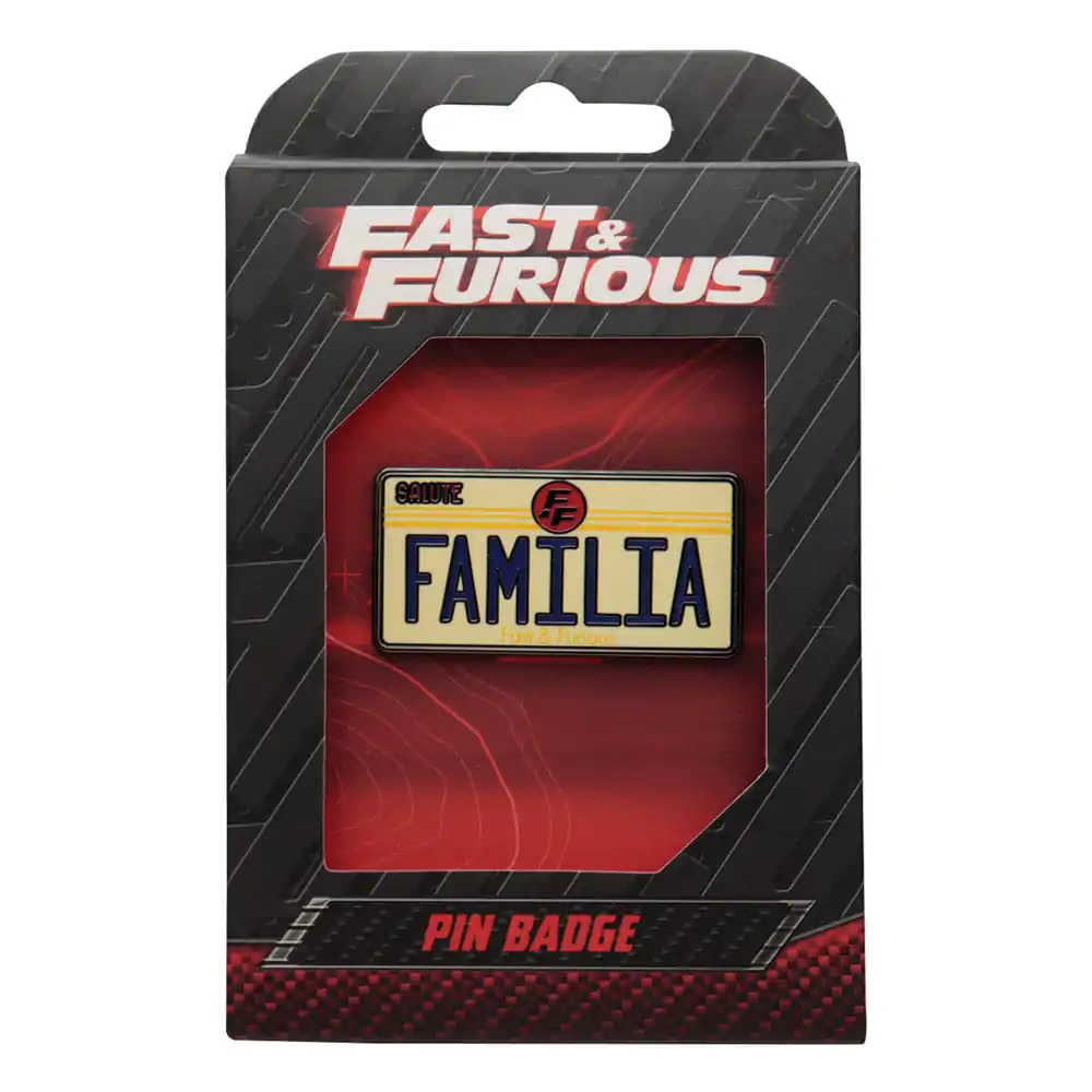 Fast & Furious Insigna Pin Familia Placa de inmatriculare poza produsului