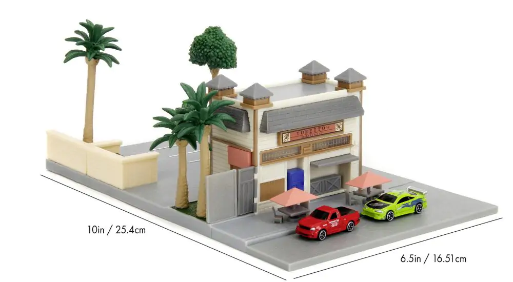 Fast & Furious Nano Metalfigs Nano Scene Cafeneaua lui Toretto poza produsului