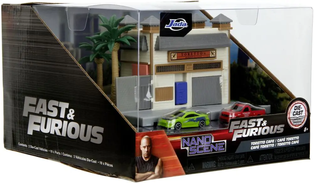 Fast & Furious Nano Metalfigs Nano Scene Cafeneaua lui Toretto poza produsului