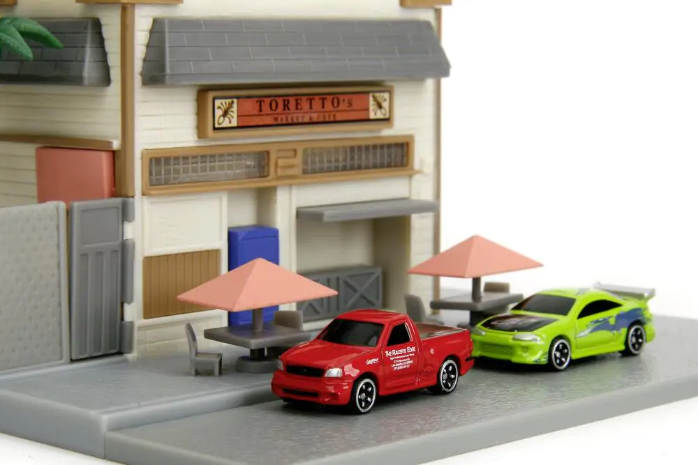 Fast & Furious Nano Metalfigs Nano Scene Cafeneaua lui Toretto poza produsului