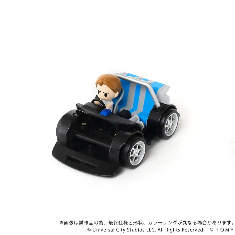 Fast & Furious Q-Village Vehicul with mini-figurina Nissan Skyline GT-R (R34) 9 cm poza produsului