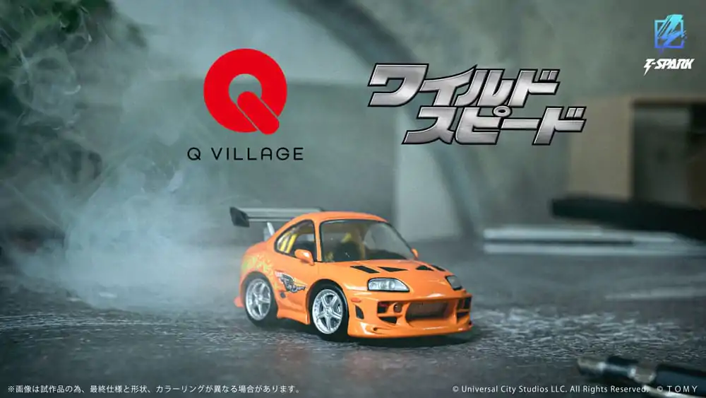 Fast & Furious Q-Village Vehicul cu minifigurina Toyota Supra JZA80 9 cm poza produsului