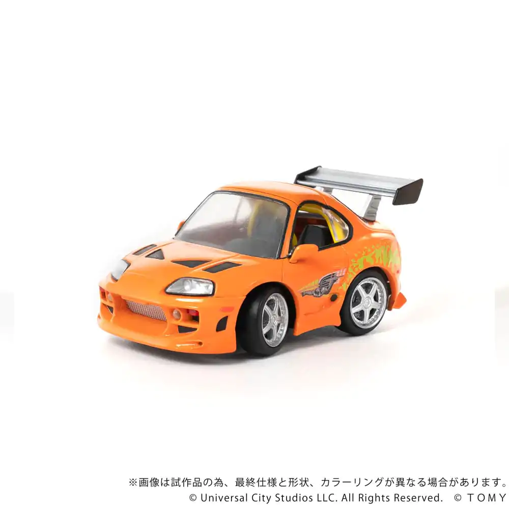 Fast & Furious Q-Village Vehicul cu minifigurina Toyota Supra JZA80 9 cm poza produsului