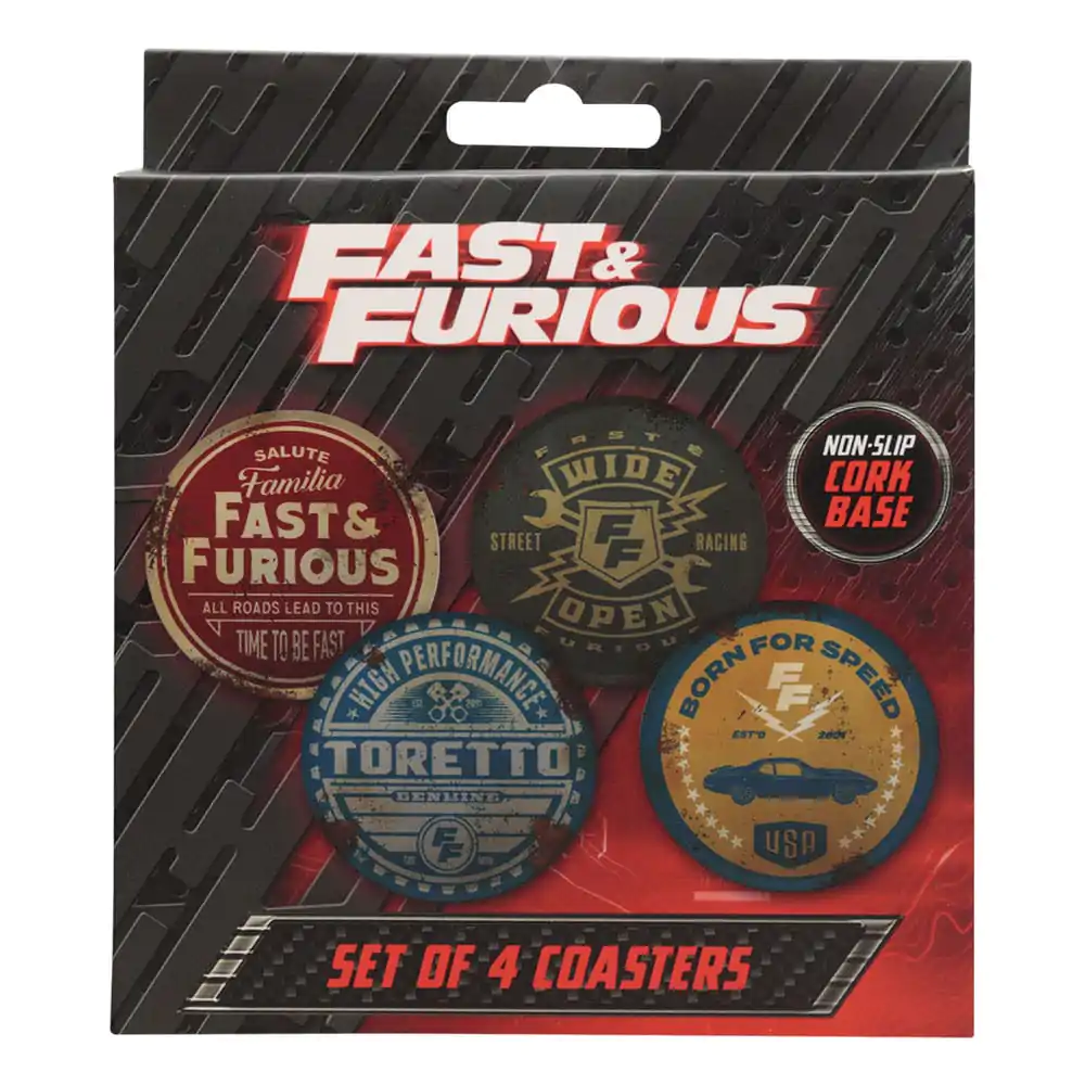 Fast & Furious Subpahar Set de 4 Vintage Style poza produsului