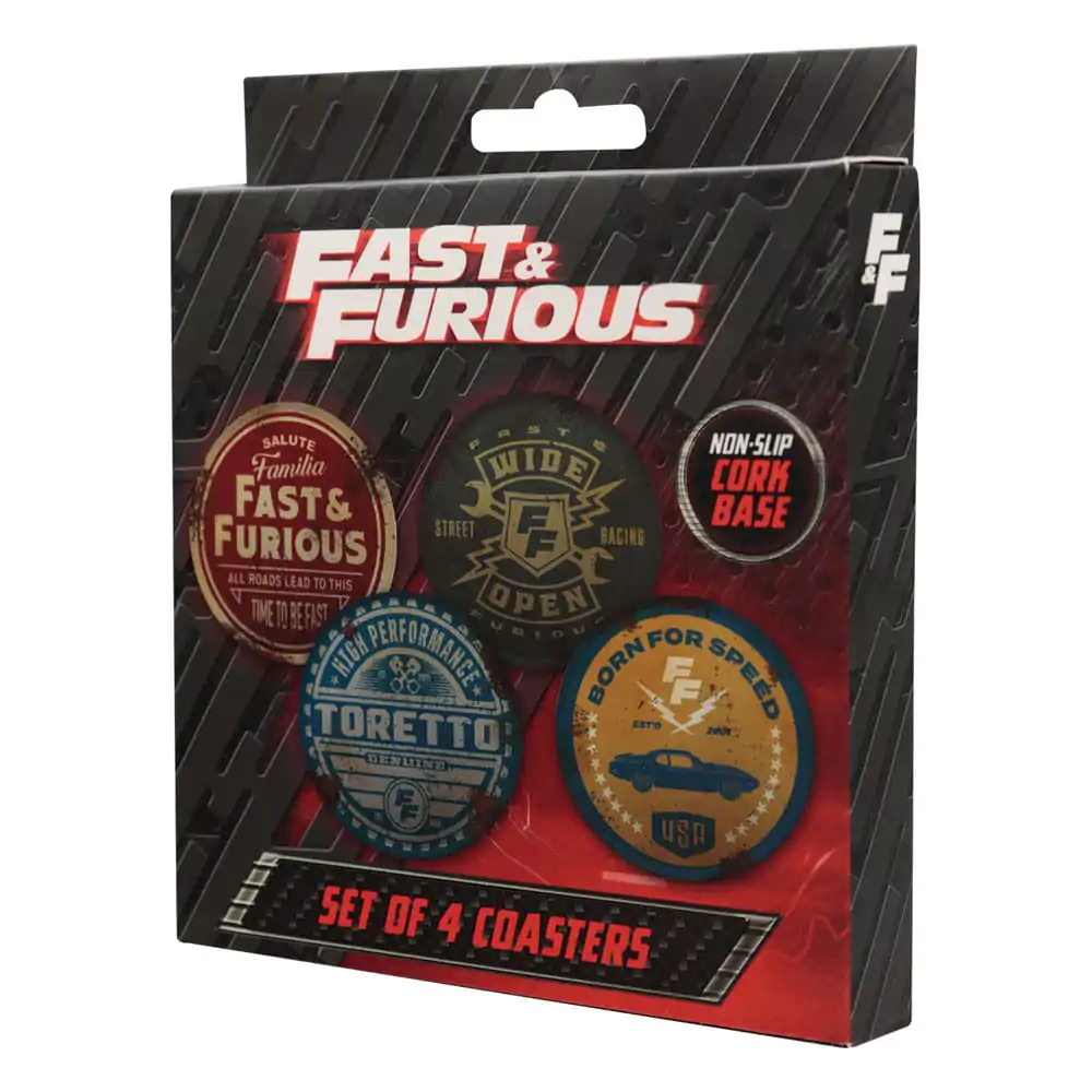 Fast & Furious Subpahar Set de 4 Vintage Style poza produsului