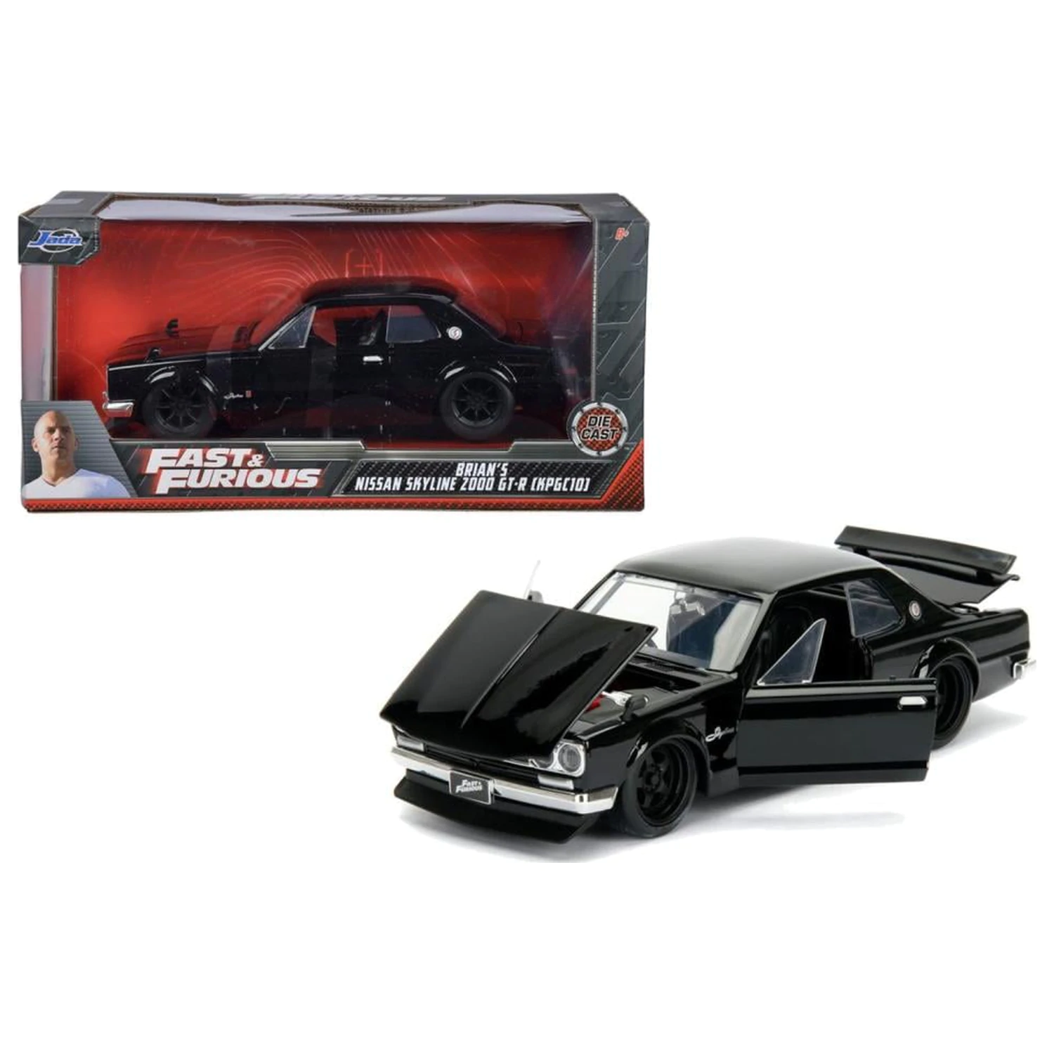 Fast & Furious 1971 Nissan Skyline 1:24 scara poza produsului