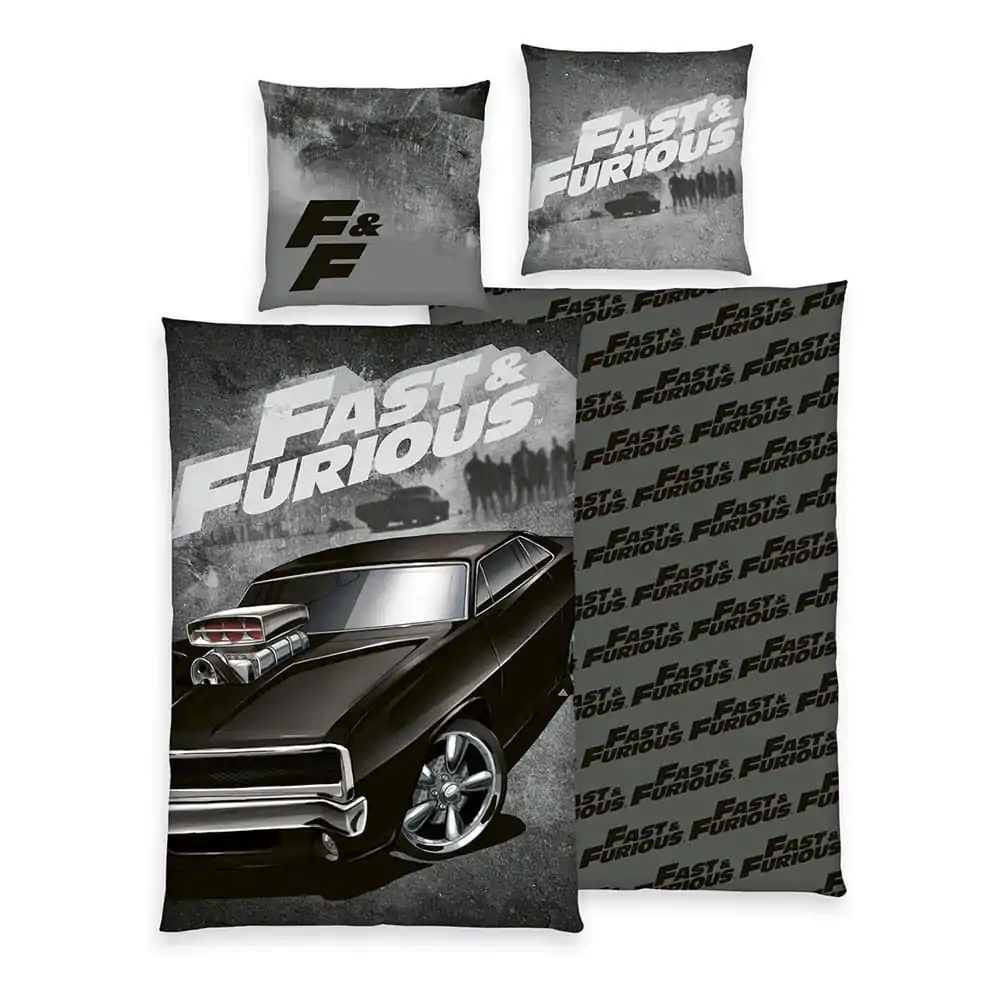 Fast & Furious lenjerie de pat 135 x 200 cm poza produsului