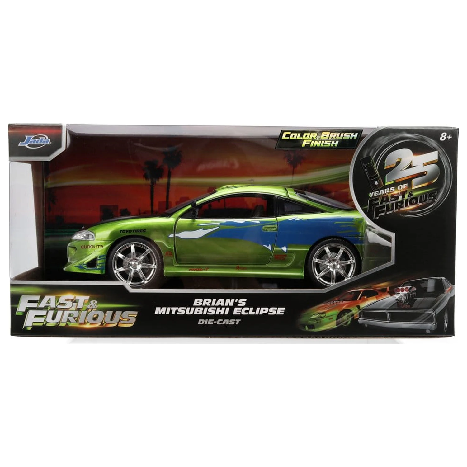 Fast & Furious Diecast Vehicul 1:24 Anniversary Mitsubishi 19 cm poza produsului