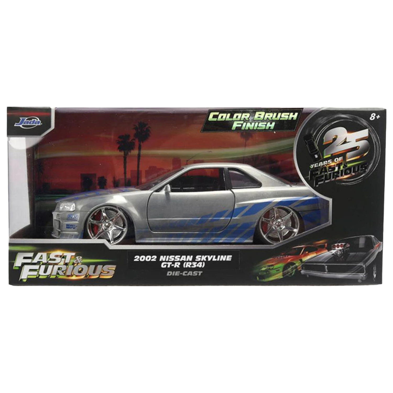 Fast & Furious Vehicul Diecast 1:24 Anniversary Nissan Skyline 19 cm poza produsului