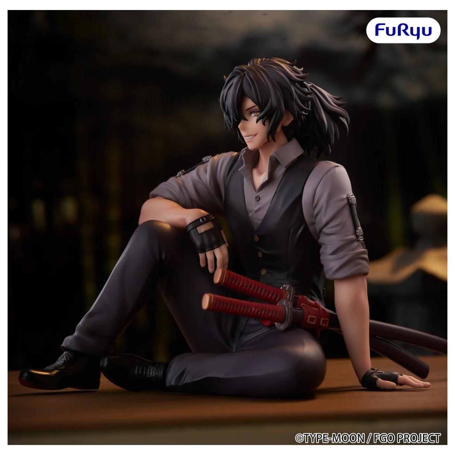 Fate/Grand Order Noodle Stopper Figurina din PVC Assassin Izou Okada Awesome Dapper Suit 9 cm poza produsului