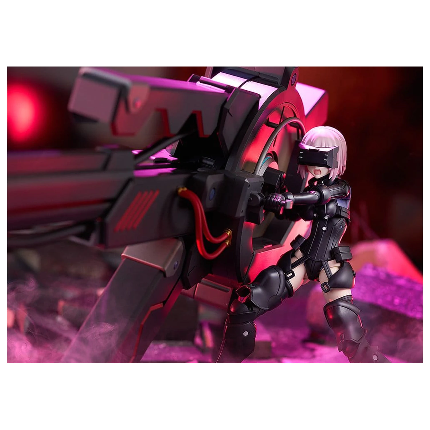 Fate/Grand Order Plamatea Plastic Model Kit Shielder/Mash Kyrielight (Ortinax) Black Barrel Edition 17 cm poza produsului