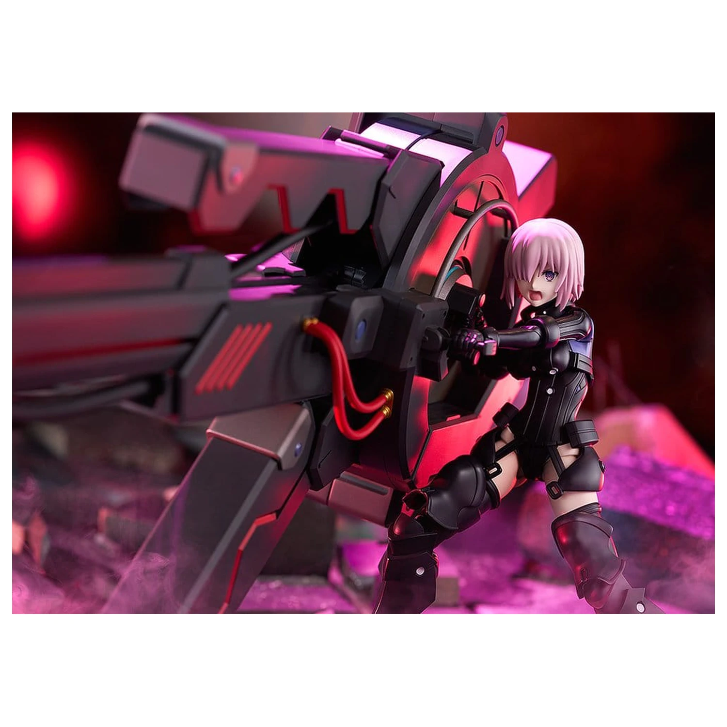 Fate/Grand Order Plamatea Plastic Model Kit Shielder/Mash Kyrielight (Ortinax) Black Barrel Edition 17 cm poza produsului