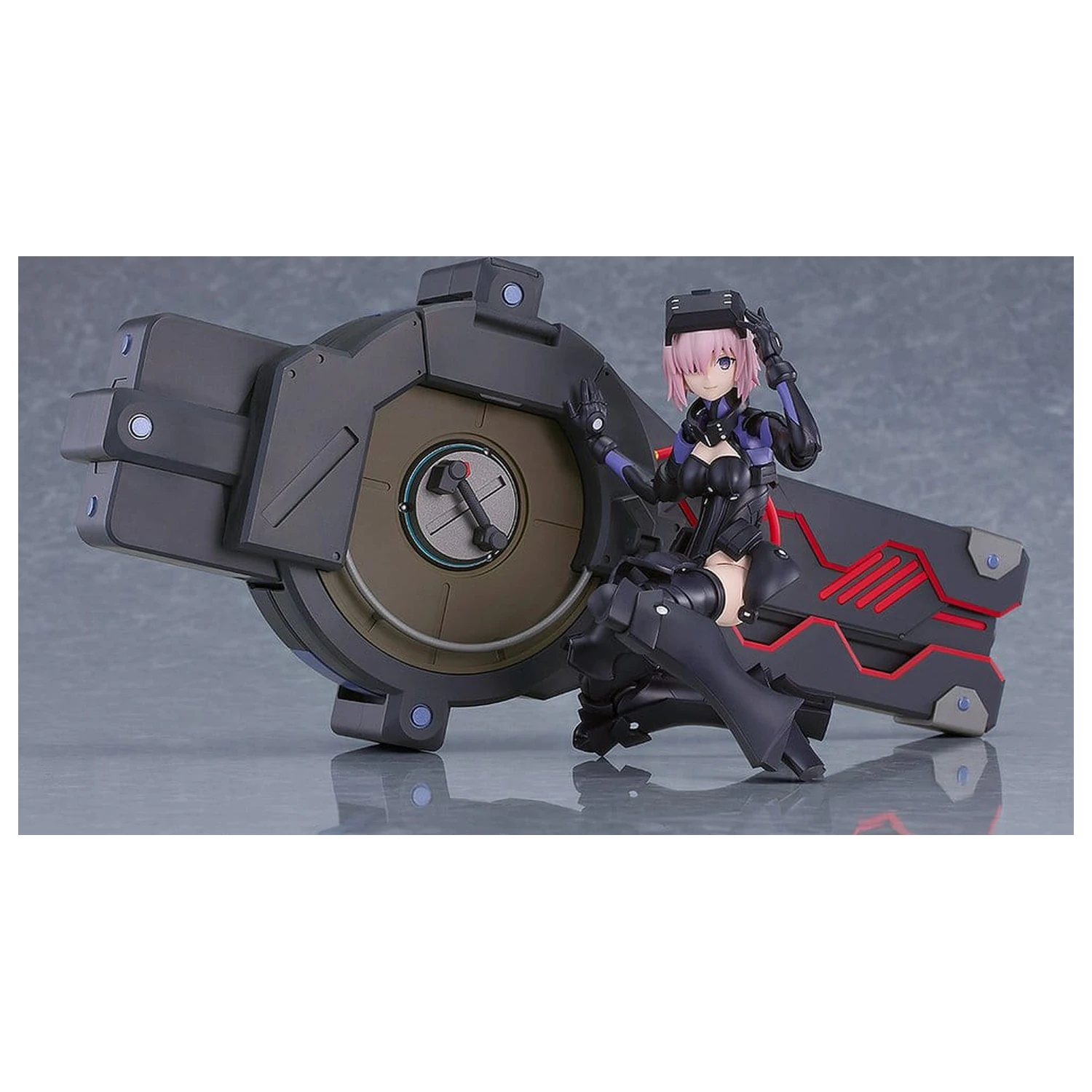 Fate/Grand Order Plamatea Plastic Model Kit Shielder/Mash Kyrielight (Ortinax) Black Barrel Edition 17 cm poza produsului
