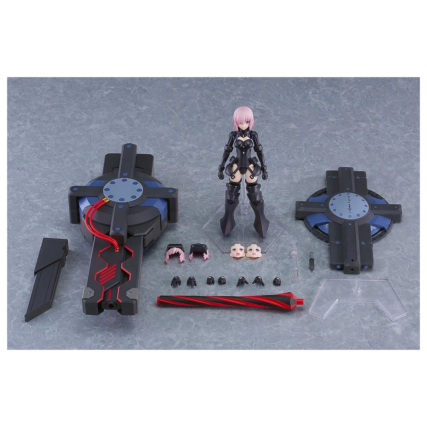 Fate/Grand Order Plamatea Plastic Model Kit Shielder/Mash Kyrielight (Ortinax) Black Barrel Edition 17 cm poza produsului