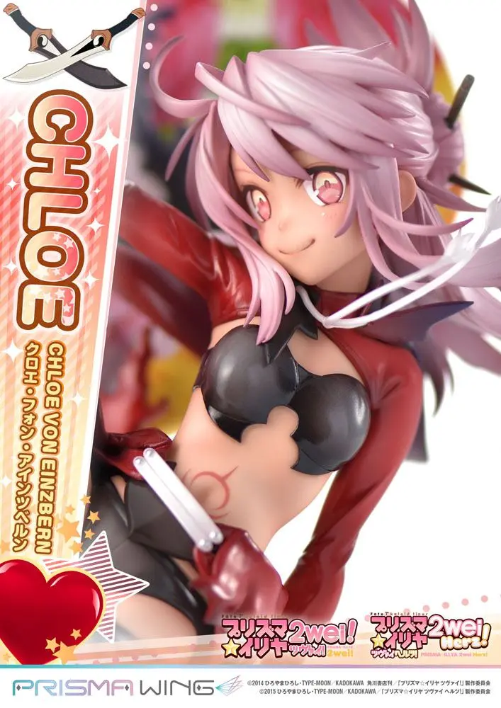 Fate/kaleid liner Prisma Illya Prisma Wing Statuie PVC 1/7 Chloe von Einzbern 20 cm poza produsului