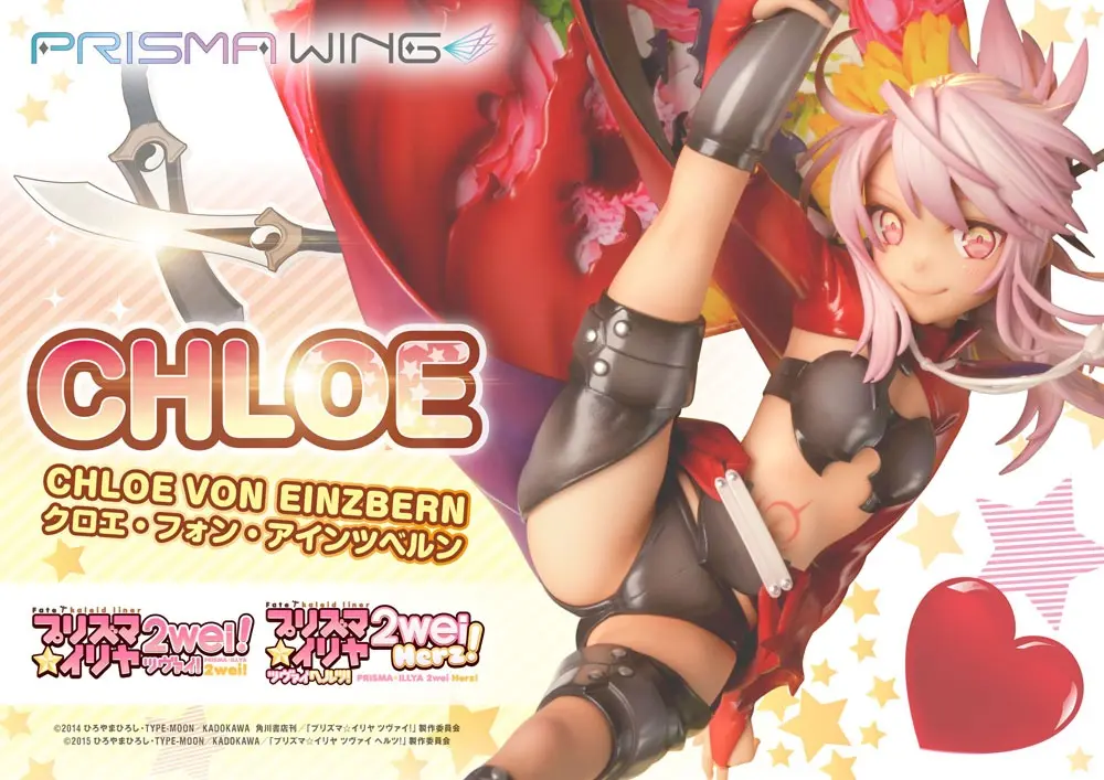 Fate/kaleid liner Prisma Illya Prisma Wing Statuie PVC 1/7 Chloe von Einzbern 20 cm poza produsului