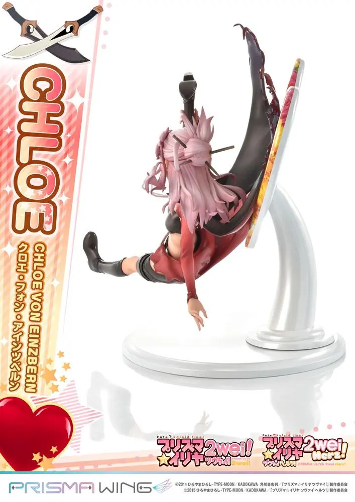 Fate/kaleid liner Prisma Illya Prisma Wing Statuie PVC 1/7 Chloe von Einzbern 20 cm poza produsului