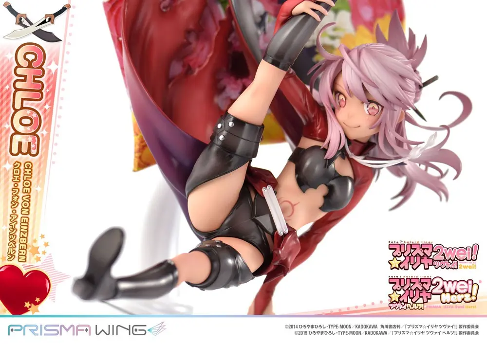 Fate/kaleid liner Prisma Illya Prisma Wing Statuie PVC 1/7 Chloe von Einzbern 20 cm poza produsului