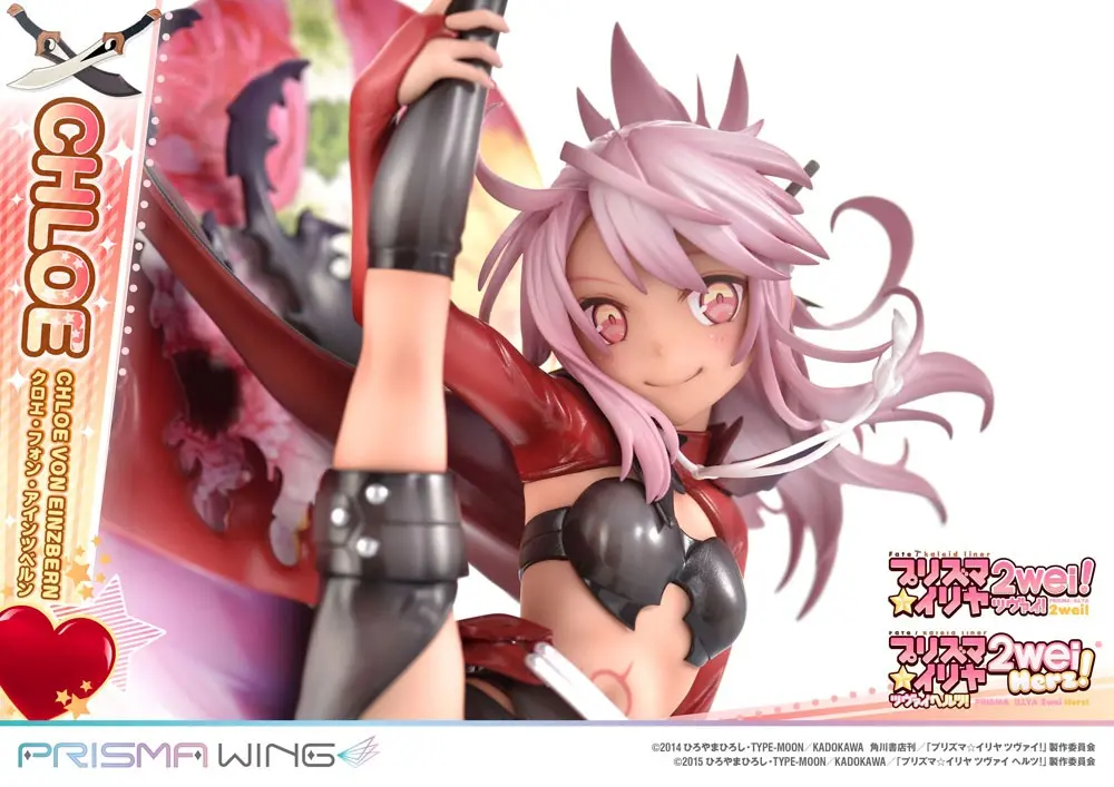 Fate/kaleid liner Prisma Illya Prisma Wing Statuie PVC 1/7 Chloe von Einzbern 20 cm poza produsului