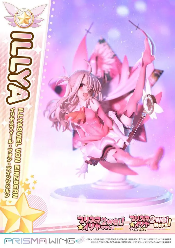 Figurină PVC Fate Prisma Wing 1/7 Illyasviel von Einzbern Bonus Version 20 cm poza produsului