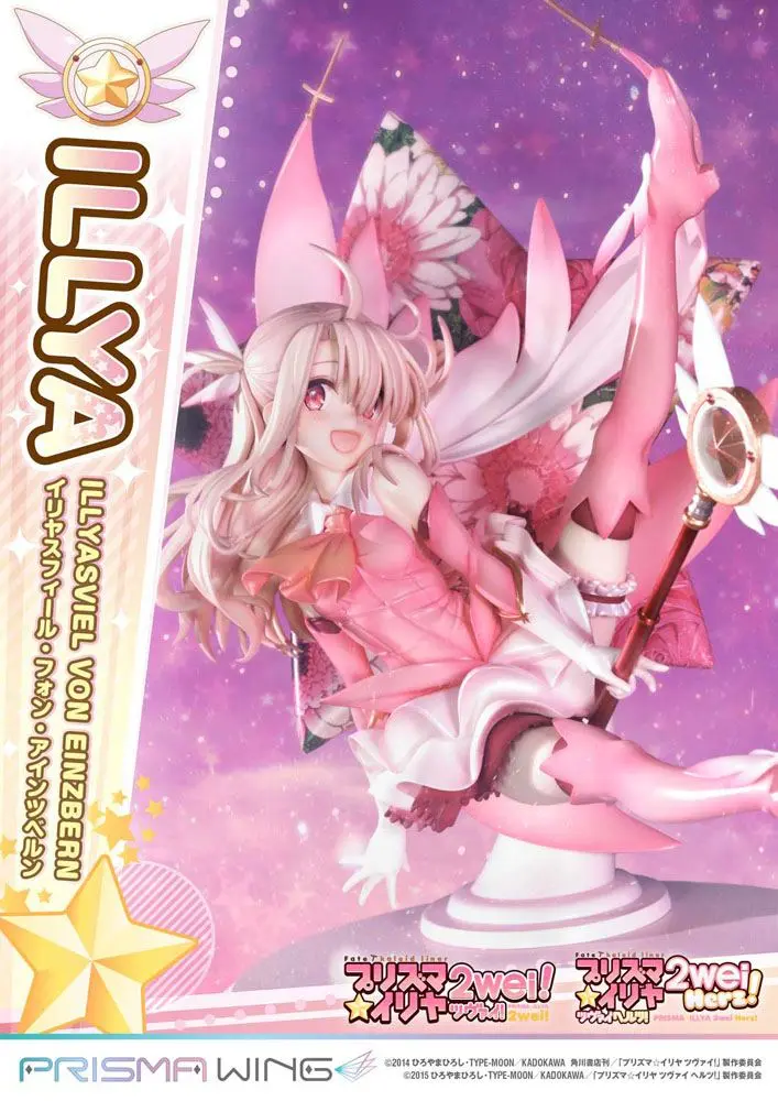 Figurină PVC Fate Prisma Wing 1/7 Illyasviel von Einzbern Bonus Version 20 cm poza produsului