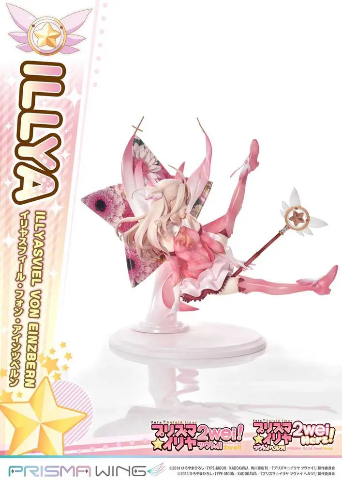 Figurină PVC Fate Prisma Wing 1/7 Illyasviel von Einzbern Bonus Version 20 cm poza produsului