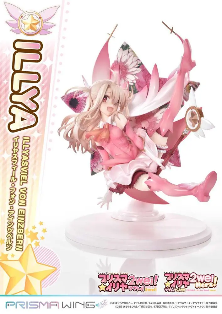 Figurină PVC Fate Prisma Wing 1/7 Illyasviel von Einzbern Bonus Version 20 cm poza produsului